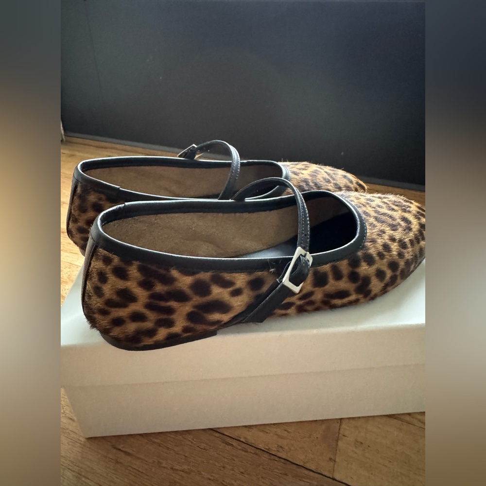 Freda Salvador Laurel Mary Jane, Limited Edition Leopard Haircalf, 7.5 - Picture 7 of 11